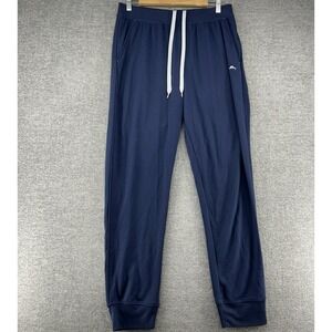 Tommy Bahama Pajama Pants Men Size Medium Navy Blue Casual Drawstrings